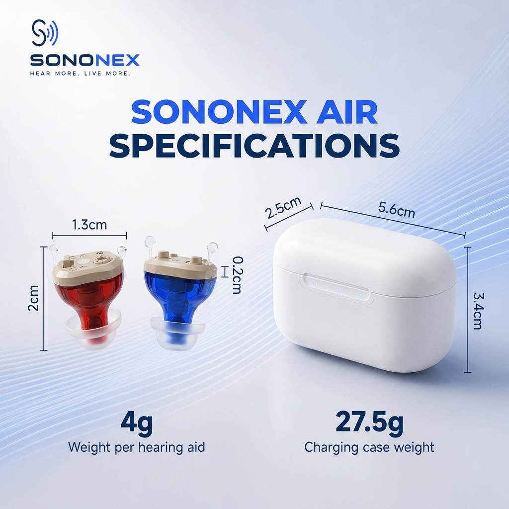 Sononex Air – Hearing aid without a prescription | Clear hearing