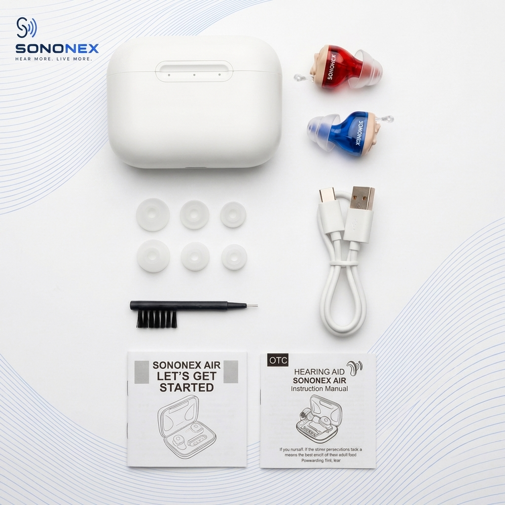 Sononex Air – Hearing aid without a prescription | Clear hearing